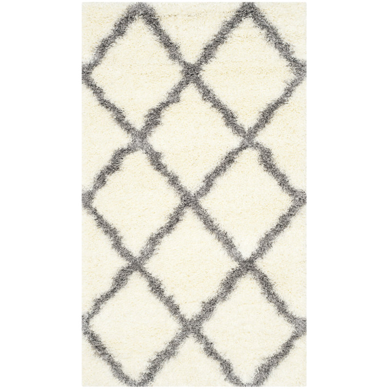 Rune Geometric Hand Woven Indoor / Outdoor Area Rug, Rectangle 122 x 183 cm