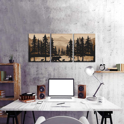 3 Piece Wrapped Canvas Print