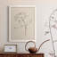 Floral Contour Study II - Peinture sur toile encadrée-1761544088-1761544081