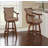 Areke Swivel Upholstered Counter Stool