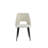 Jonko Modern Comfy Teddy Fabric Upholstered Metal Legs Dining Accent Side Chair Set of 4-75142839