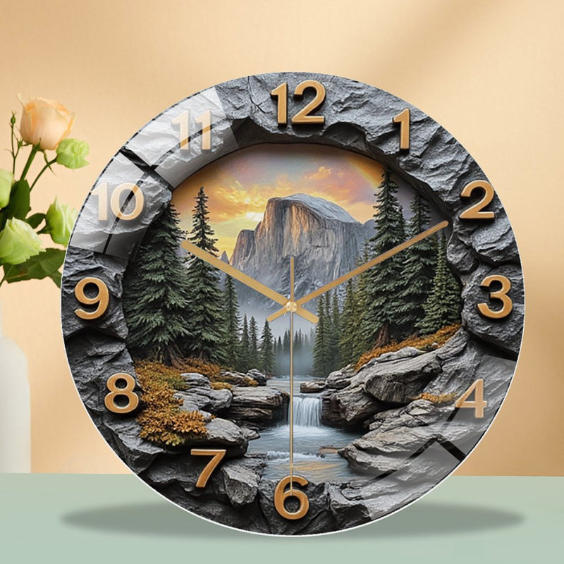 Horloge murale 12 po Yosemite