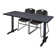 Neyland Cain T-Base Training Seminar Table & 2 Zeng Stack Chairs