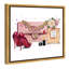 «Fashion and Glam Doll Memories», sac à main rose et talons hauts - impression-51241004-51241008
