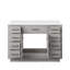 Meuble-lavabo simple en chêne blanc 48 po X P 22 po D, avec plateau en marbre de culture-117825165