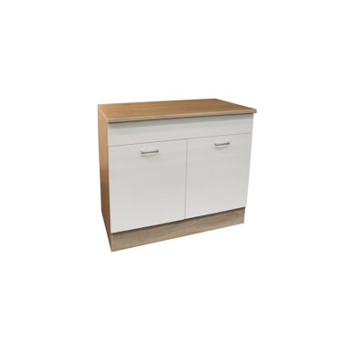 Maudy 90Cm H x 100Cm W x 60Cm D Particleboard Sink Base Cabinet