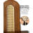 Boho Rattan Floating Shelves Wall Mounted Plant Display Set of 2-1670633839