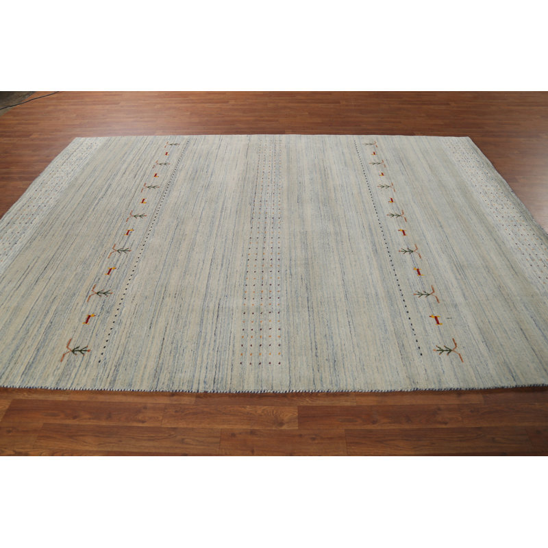 Tapis oriental rayé à la main Gabbeh
