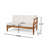 4-PIECE ACACIA WOOD SOFA SET