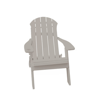 Woden Resin Folding Adirondack Chair