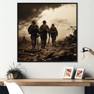 «War Wars», impression rétro sur toile rétro