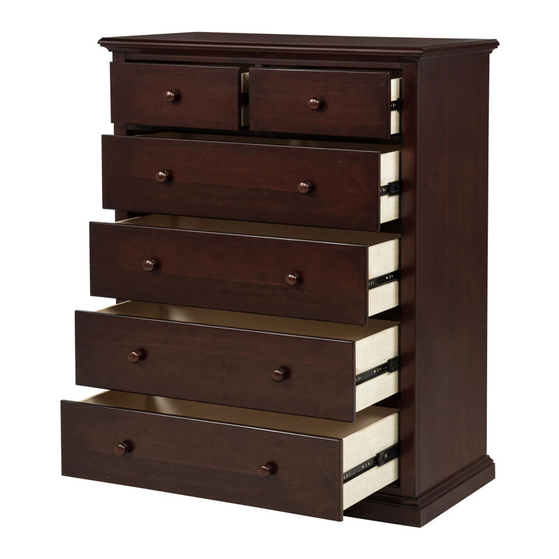 Sumerlin 6-drawer Bedroom Chest of Drawers Cappuccino, Cappuchino