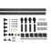Bi-folding Standard Double Barn Door Hardware Kit (Doors Not Included)