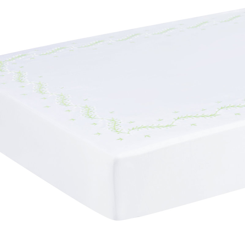 Drap de lit de bébé brodé Meadow