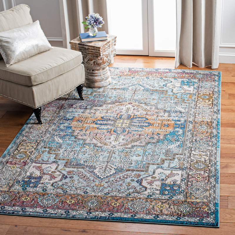 Hocker Performance Oriental Rug, Rectangle 4' x 6'