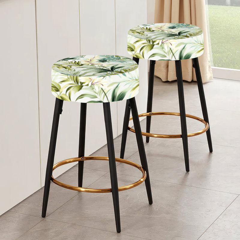 Ensemble de 2 tabourets de bar Tropical