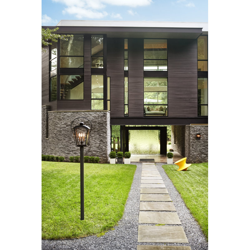 Yale Medium Wall Mount Lantern, 25" H x 17" W x 10.5" D