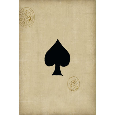 Spade 1 Piece Wrapped Canvas Wall Art