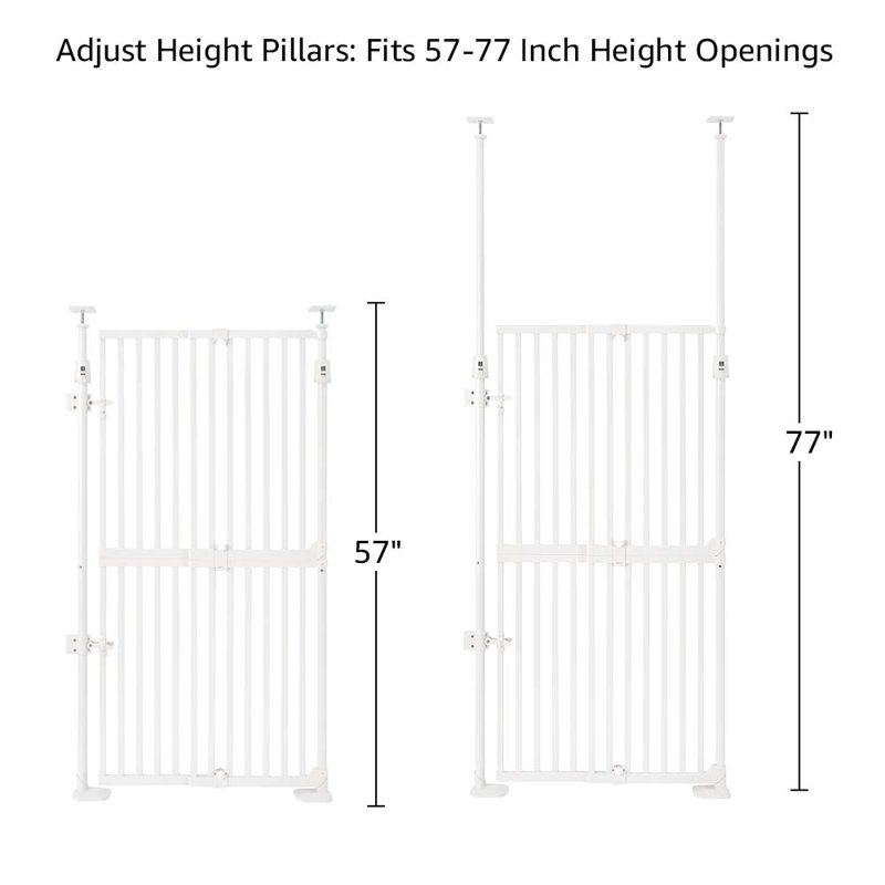 Iron Pressure Mounted Pet Gate
