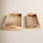 2-Piece Mango Wood Serving Trays with Handles