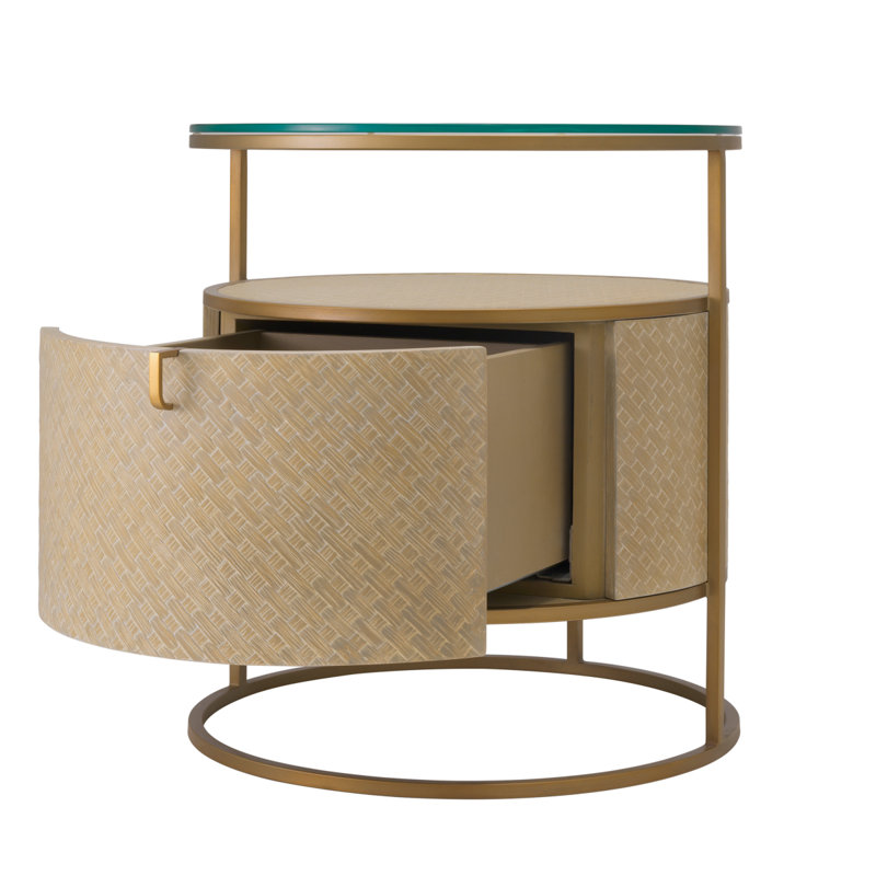 Napa Valley Glass End Table