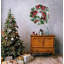 Faux PVC 23.62cm Christmas Wreath