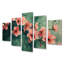 Fleurs de cerisier au réalisme vert printanier - Décoration murale fleur de cerisier - Art mural traditionnel