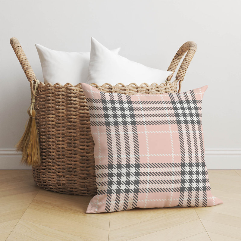 Coussin Christopher, H 18 po x l 18 po, Rose