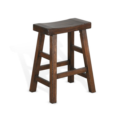 Anneliesa Solid Wood Counter Stool