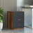 Modern Office Furniture Set (5 Pieces), Walnut & Anthracite | Study Desk (55.1 x 28.7 x 23.6 in), Coffee Table (23.6 x 18.1 x 15.0 in), Multi-Purpose Cabinet (35.0 x 29.0 x 15.0 in) | 100% Melamine Coated Particle Board, Stylish & Functional Design-2096009260