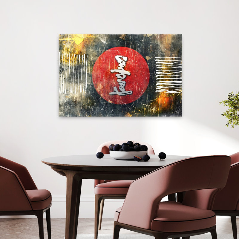 Abstrait abstrait zen, H 24 po x l 36 po