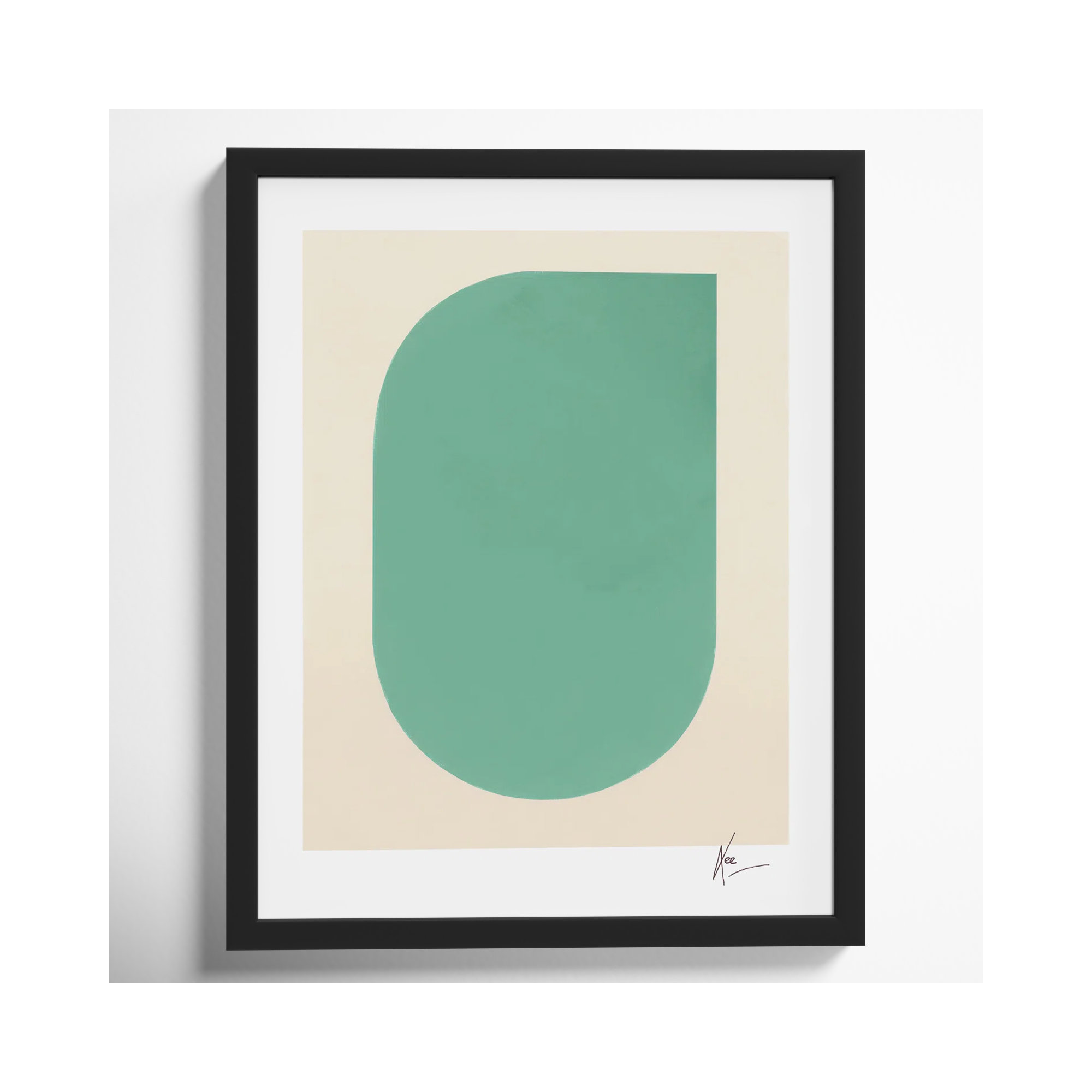 Keyhole 5 by Lee Lessem, Black Framed, 25" H x 20" W x 1.25" D