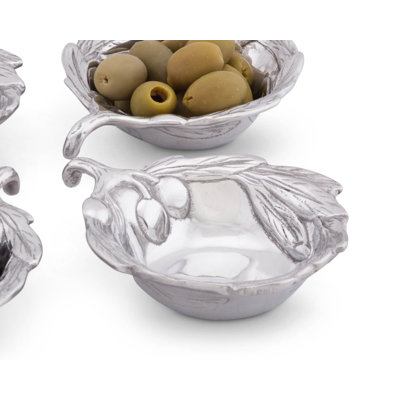 Arthur Court Designs Tuscan Aluminum Fruit Bowl