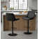 Adjustable Height Counter Stool with Metal Frame
