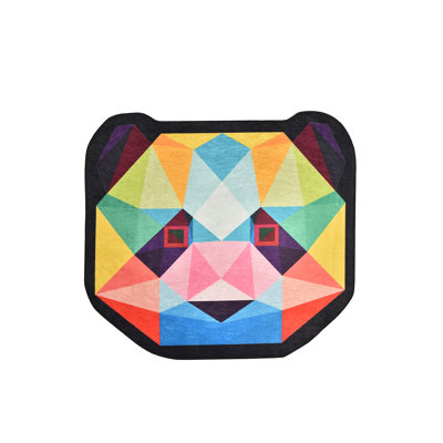 Geometric Shag Area Rug