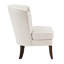 Chaise d'appoint moderne beige avec détails capitonnés, pieds en bois massif pour la décoration intérieure,-1976420564