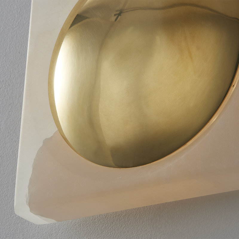 Hamel 1 Light Wall Sconce, Vintage Brass