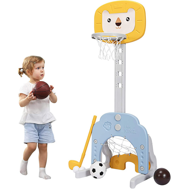 Freeport Park Jeffers Arcade Basketball Set, Yellow