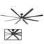 Hydra 8 - Blade Indoor/Outdoor LED Smart Ceiling Fan With Wall Control and Light Kit Included, Works With Alexa and iOS or Android App-32650308-32650312-121976042