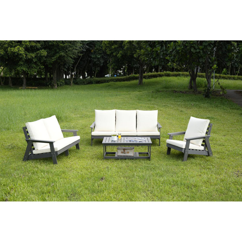 Hips 3 Seater Outdoor Sofa Patio Sofa With Cushion,  Outdoor Garden Outdoor Sofa Patio Sofa, Outdoor Sofa Patio Sofa Set