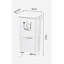 Vertical Waste Bin With Dual Compartments & Pedal – Dry & Wet Trash Separator With Wheels – Slim, Durable Recycling Container For Compact Kitchens, Homes & Workspaces-117186080