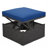 Outdoor Patio Wicker Daybed w/Retractable Canopy，Sectional Seating w/Washable Cushions，Weather Resistant-1173004198