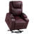 Neruda Upholstered Power Lift Massage Recliner Wine-1858098517