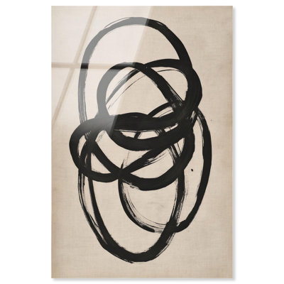 Black I Acrylic Line Wall Decor by Art Remedy, Ready to Hang