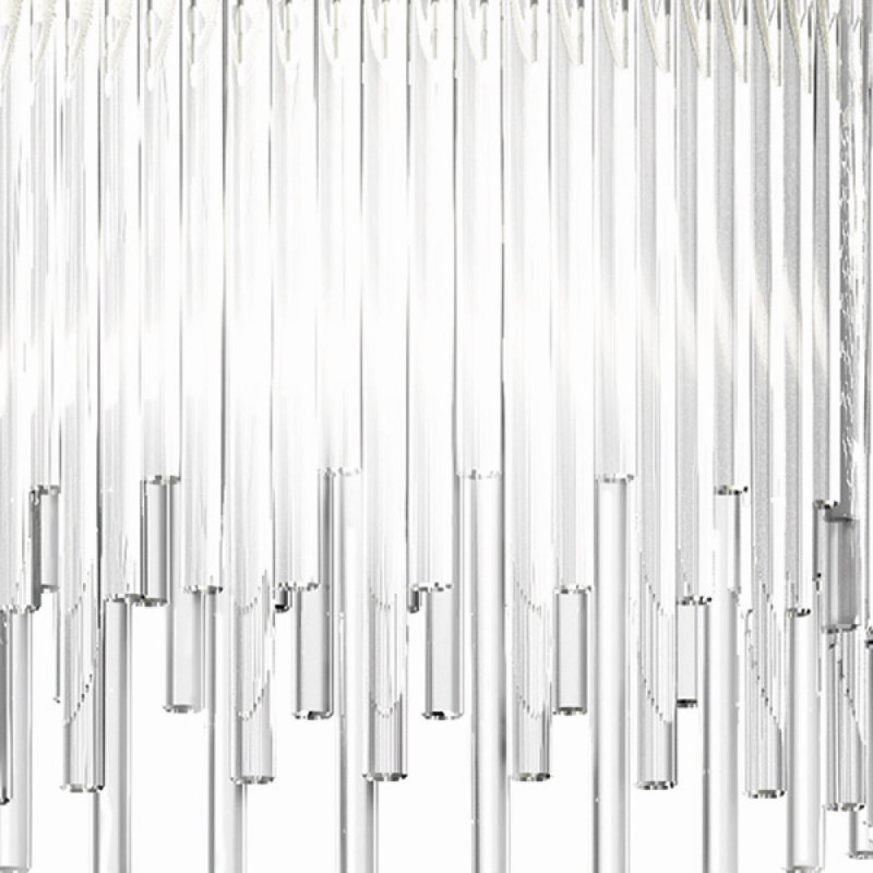 Diadema Suspension C_2 Crystal Matt Bronze 2 E26 Ul, Matte Bronze, 31" H x 24" W x 24" D