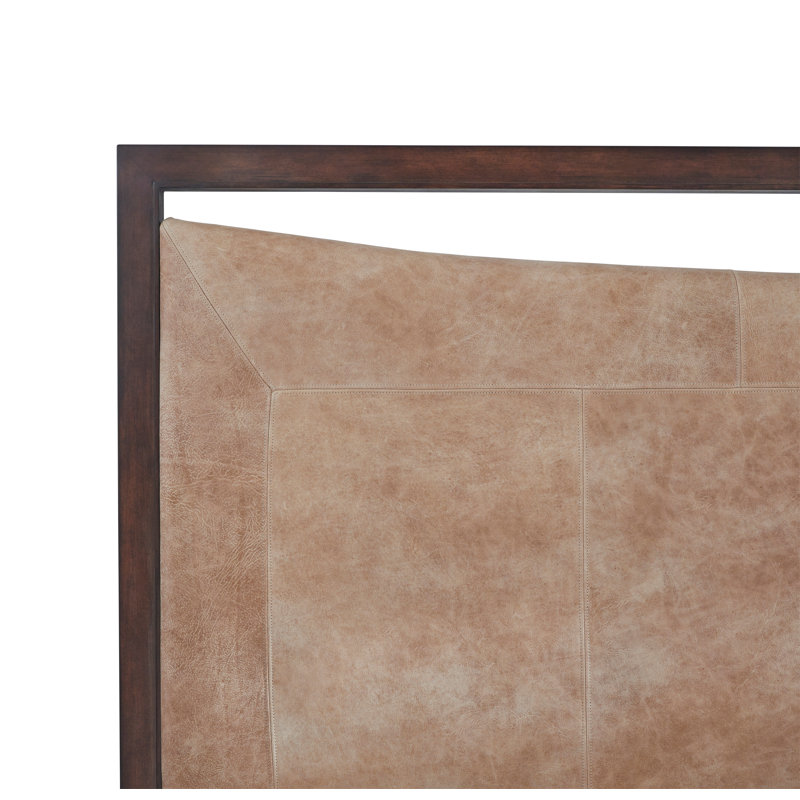 West Camden Leather Platform Bed, Queen