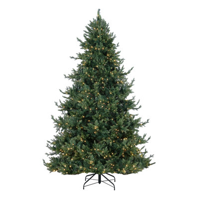 Arbre de Noël artificiel traditionnel avec support en métal Farwell