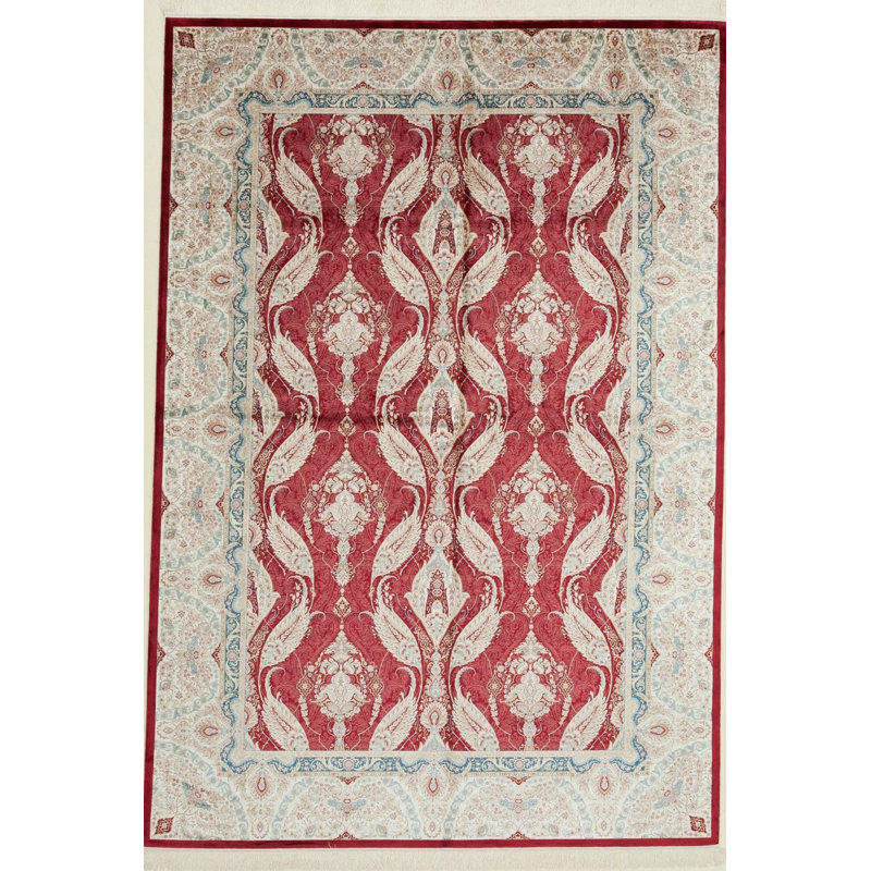 Tapis contemporain contemporain touffeté à la main 6 pi 6 po x 9 pi 6 po