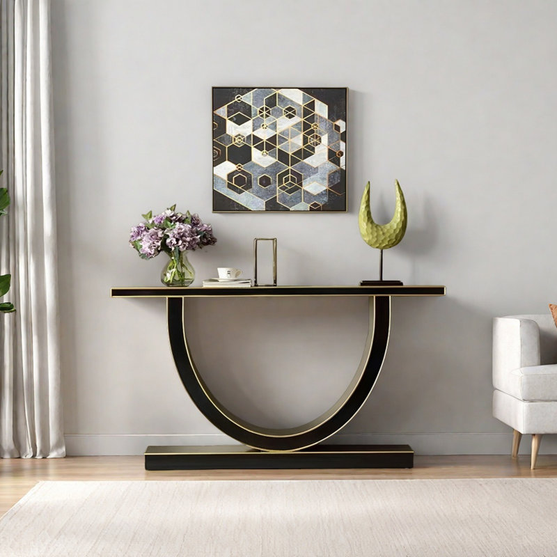 Console moderne minimaliste, H 31,5 po x l 55,12 po x P 11,81 po