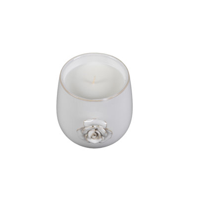 5" Ceramic Flower Candle  (20oz)
